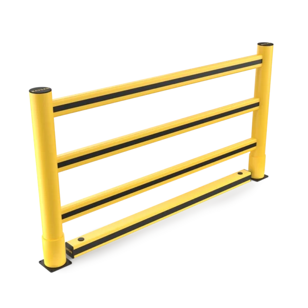 Barrière piétonne 3R + plinthe
